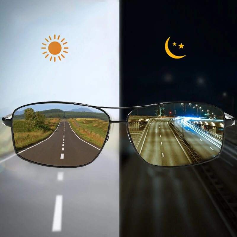 (image for) Outdoor Polarised Sunglasses Sports Sunglasses Retro Square Frame Sunglasses